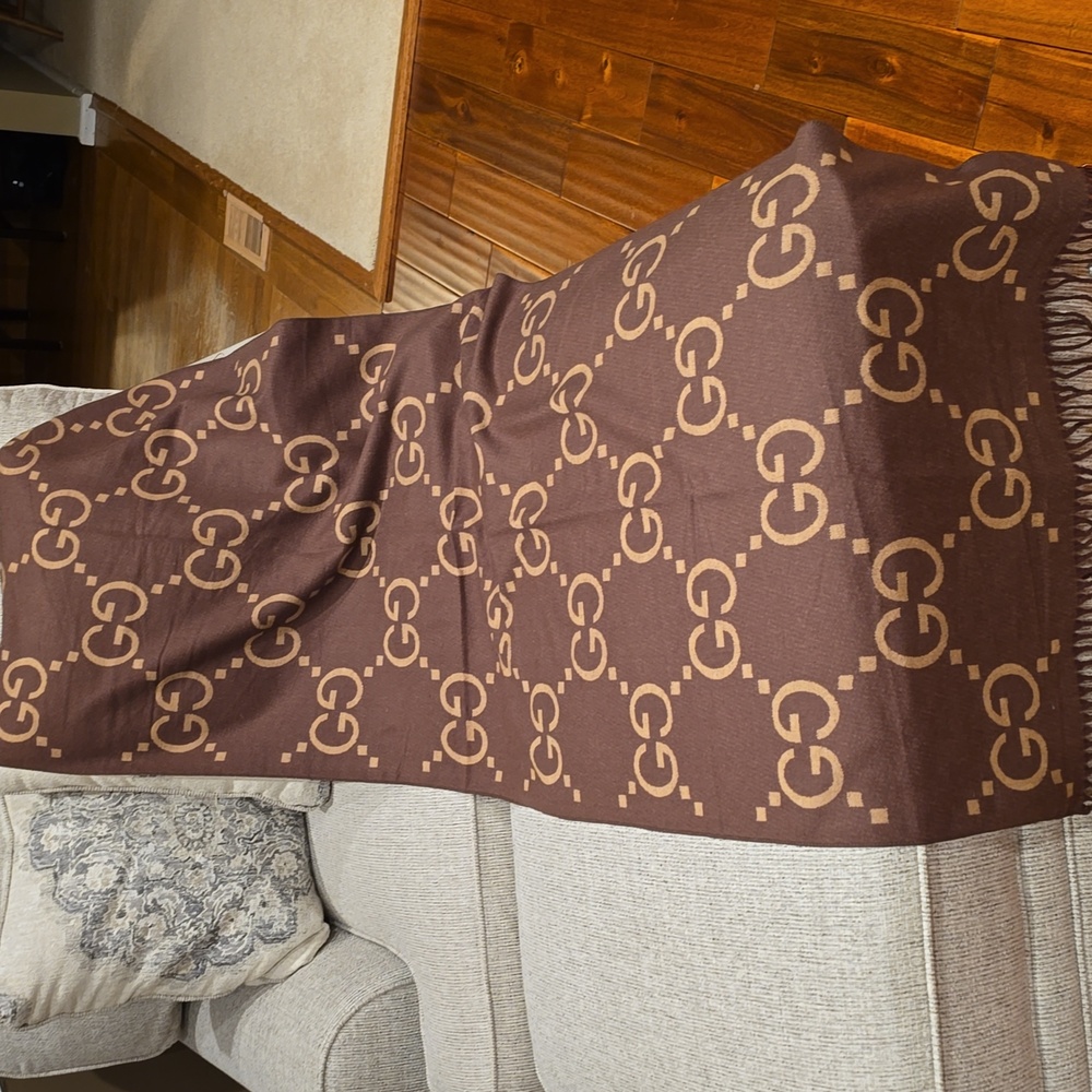 FASHION GG Scarf/Shawl Or Blanket 80 X 26 - Picture 10 of 10